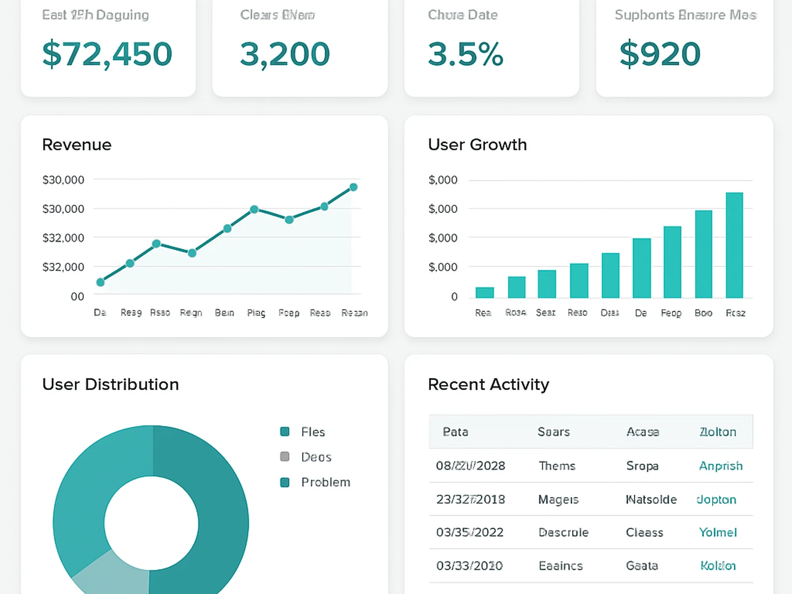 Dashboard & SaaS Design